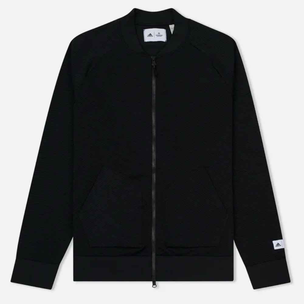 Adidas Athletics X Reigning Champ Primeknit Bomber Jacket Women’s Small Black